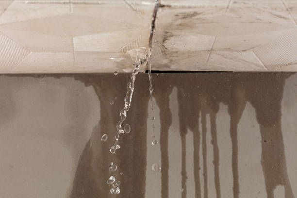 Professional Burst Pipe Cleanup technician working in Chandler, OK